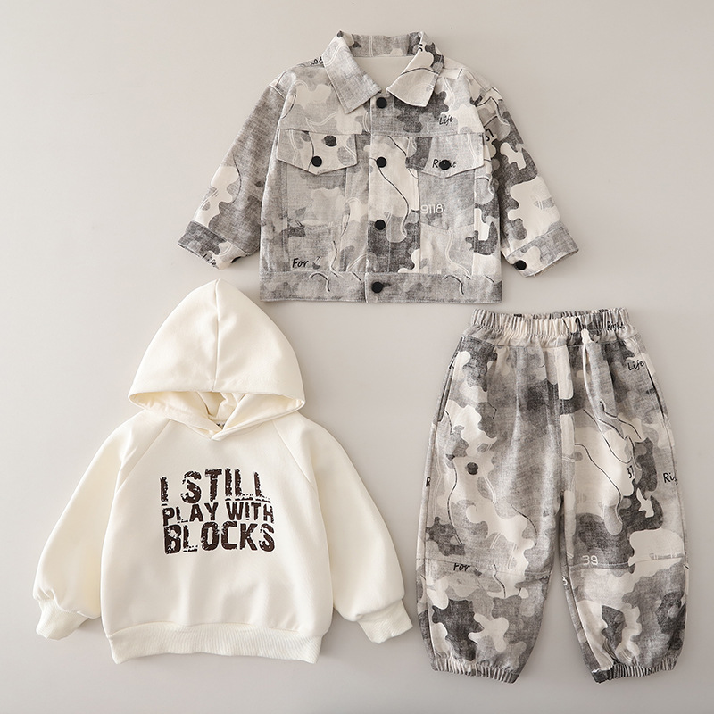 Baby Clothing Drawing - Nowy jesienny komplet ubranek dla niemowląt,