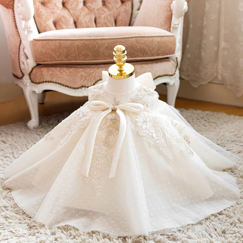 Baby Clothing High End - Dziecko koronkowe bez rękawów urodziny wysokiej