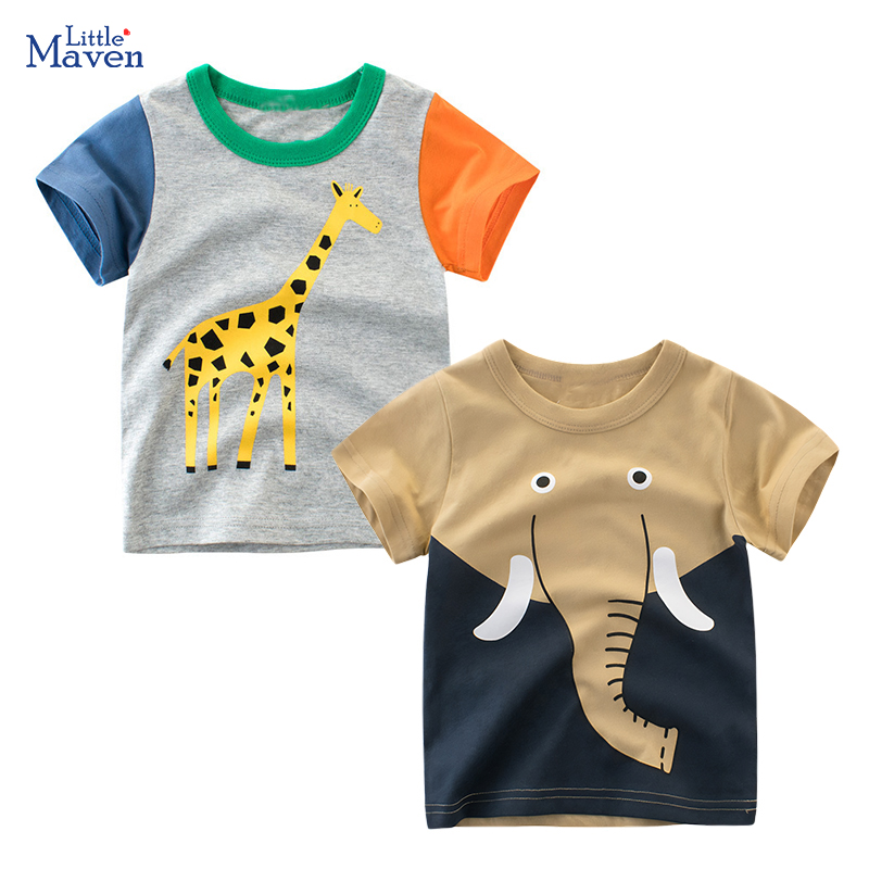 Baby Clothing Elephant - Mała nowa letnia koszulki dla chłopców