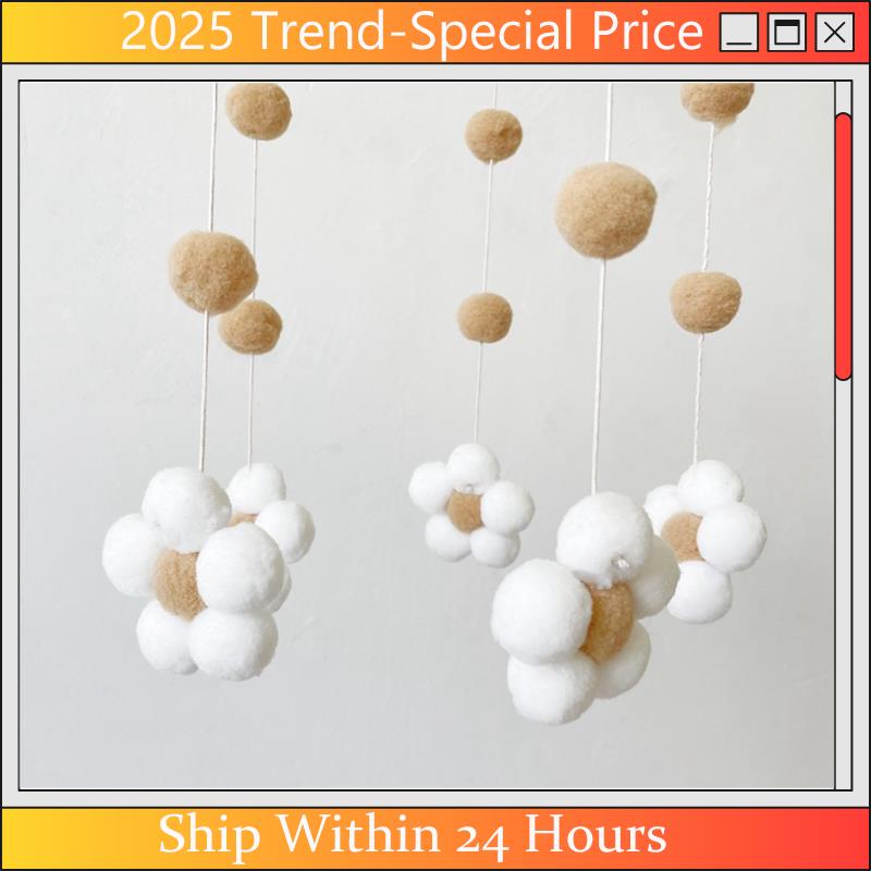 Baby Clothing For Bed - AA64 Nordic futrzana kulka kwiatowy dzwonek