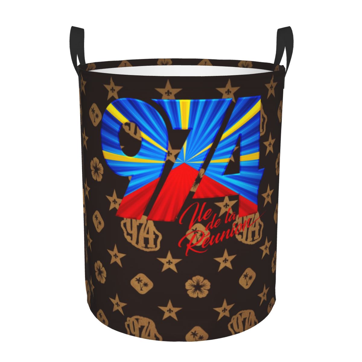 Baby Clothing Basket - 974 Logo wyspy Reunion kosz na