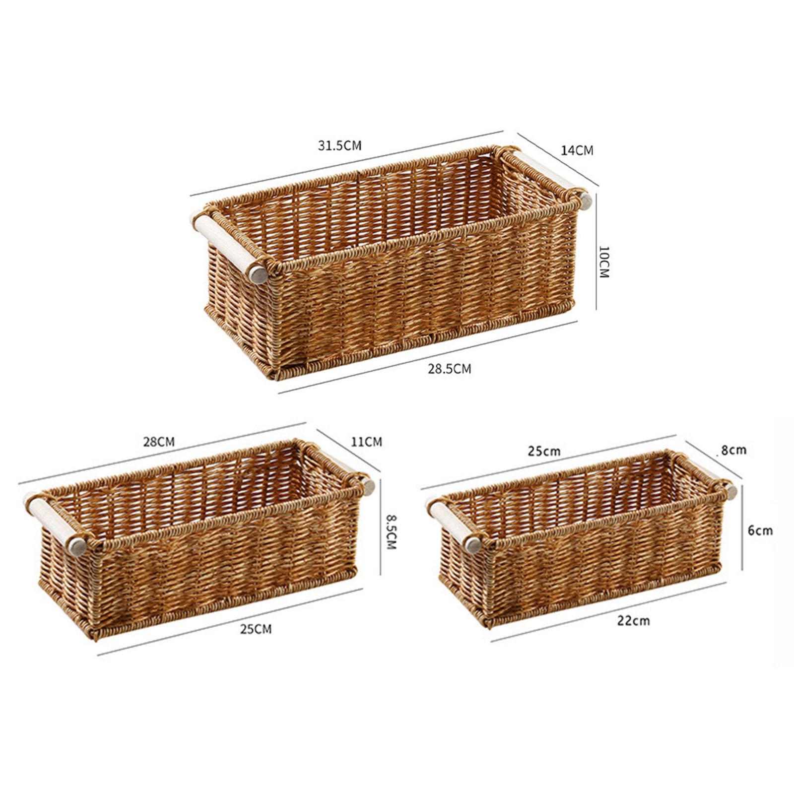 Baby Clothing Basket - Imitacja rattanu Koszyk do przechowywania Taca