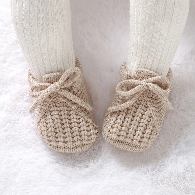 Baby Clothing For Bed - Buty dla niemowląt, dziergane, obuwie do