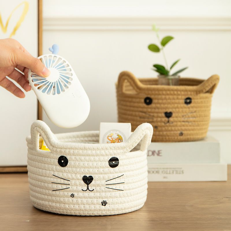 Baby Clothing Basket - Śliczne kosze do przechowywania Bawełniane tkane
