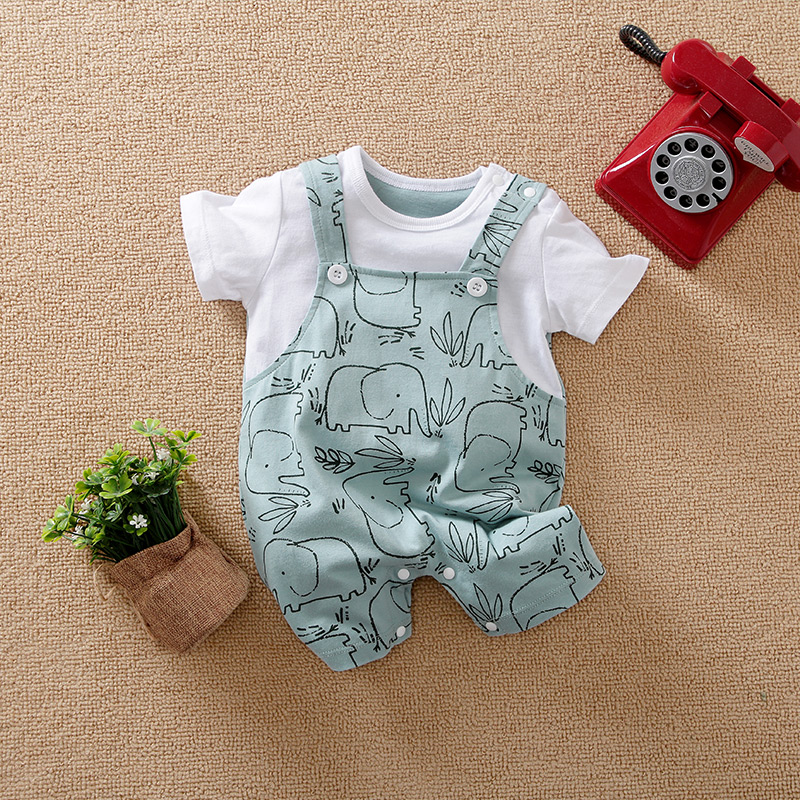 Baby Clothing Elephant - Śliczne zwierzęce słoń 0-12 miesięcy noworodka