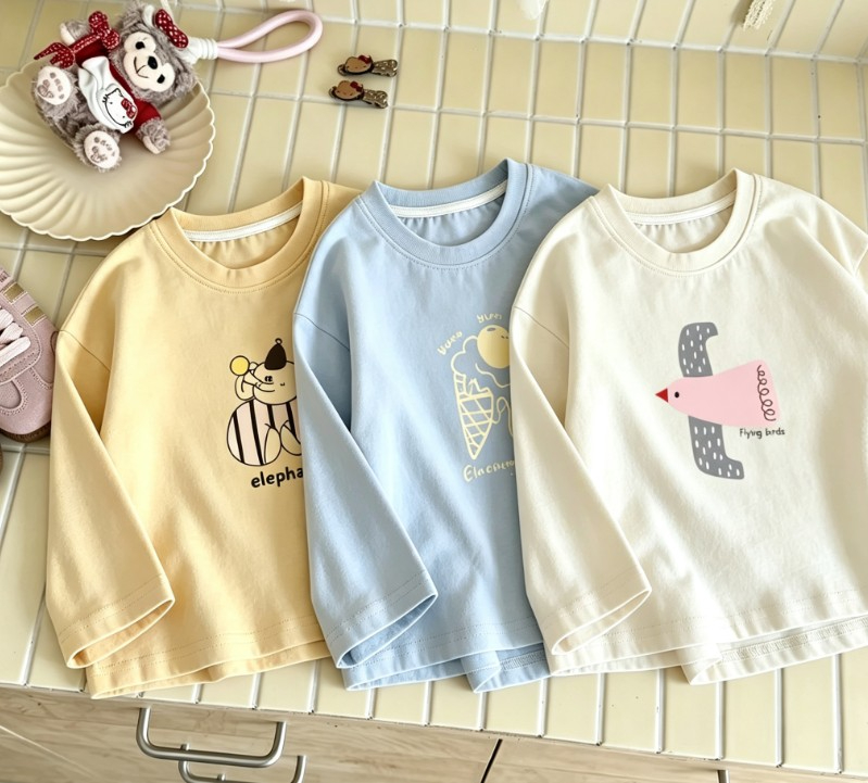 Baby Clothing Elephant - Dziecięca koszulka z długim rękawem, z