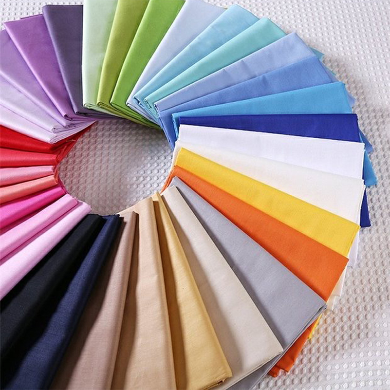 Baby Clothing For Bed - Tkanina bawełniana Twill Jednokolorowa tkanina Prześcieradło