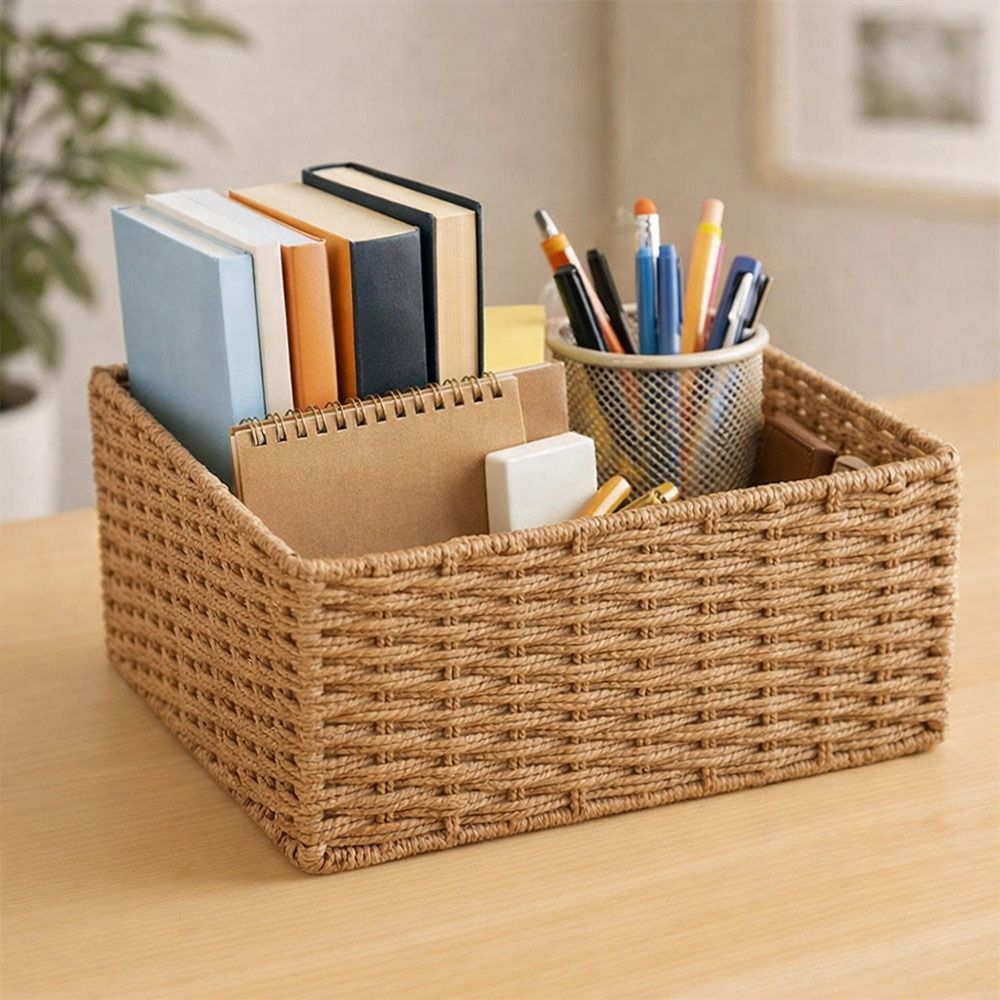 Baby Clothing Basket - Nowy Duży Tkany Kosz do Przechowywania