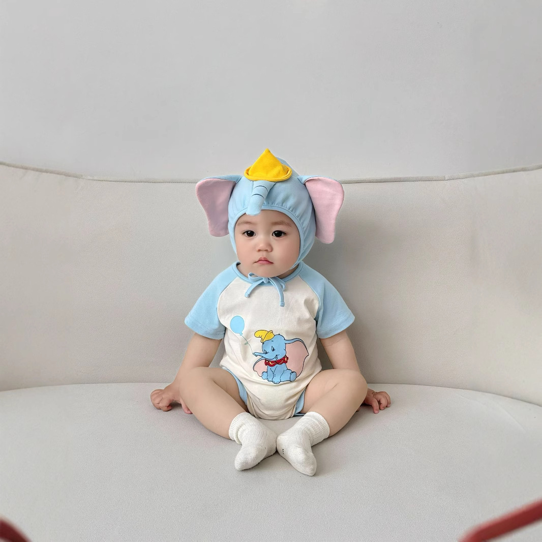 Zestaw niemowlęcy z nadrukiem  – Baby Clothing Elephant recenzja i cena