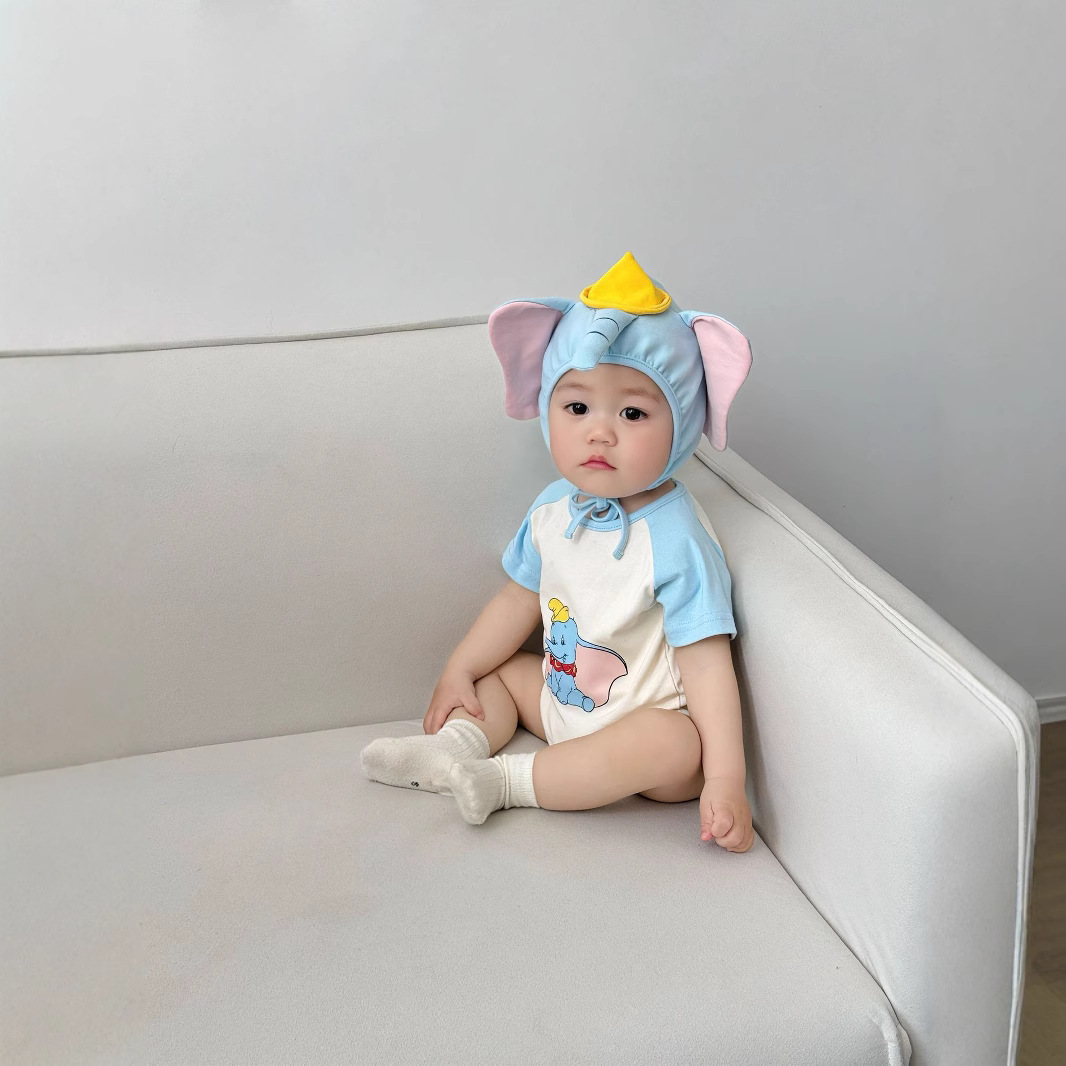 Zestaw niemowlęcy z nadrukiem  – Baby Clothing Elephant recenzja i cena