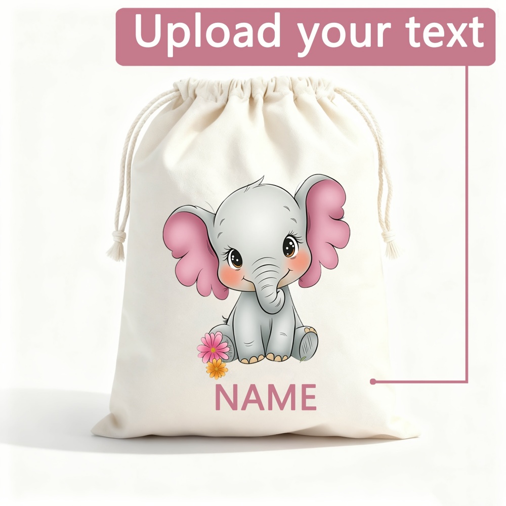 Personalizowany worek ze sznur – Baby Clothing Elephant recenzja i cena