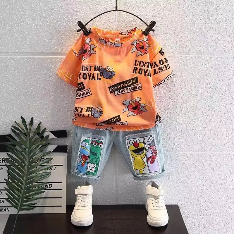 Uroczy T-shirt z krótkim rękaw – Baby Clothing Drawing recenzja i cena