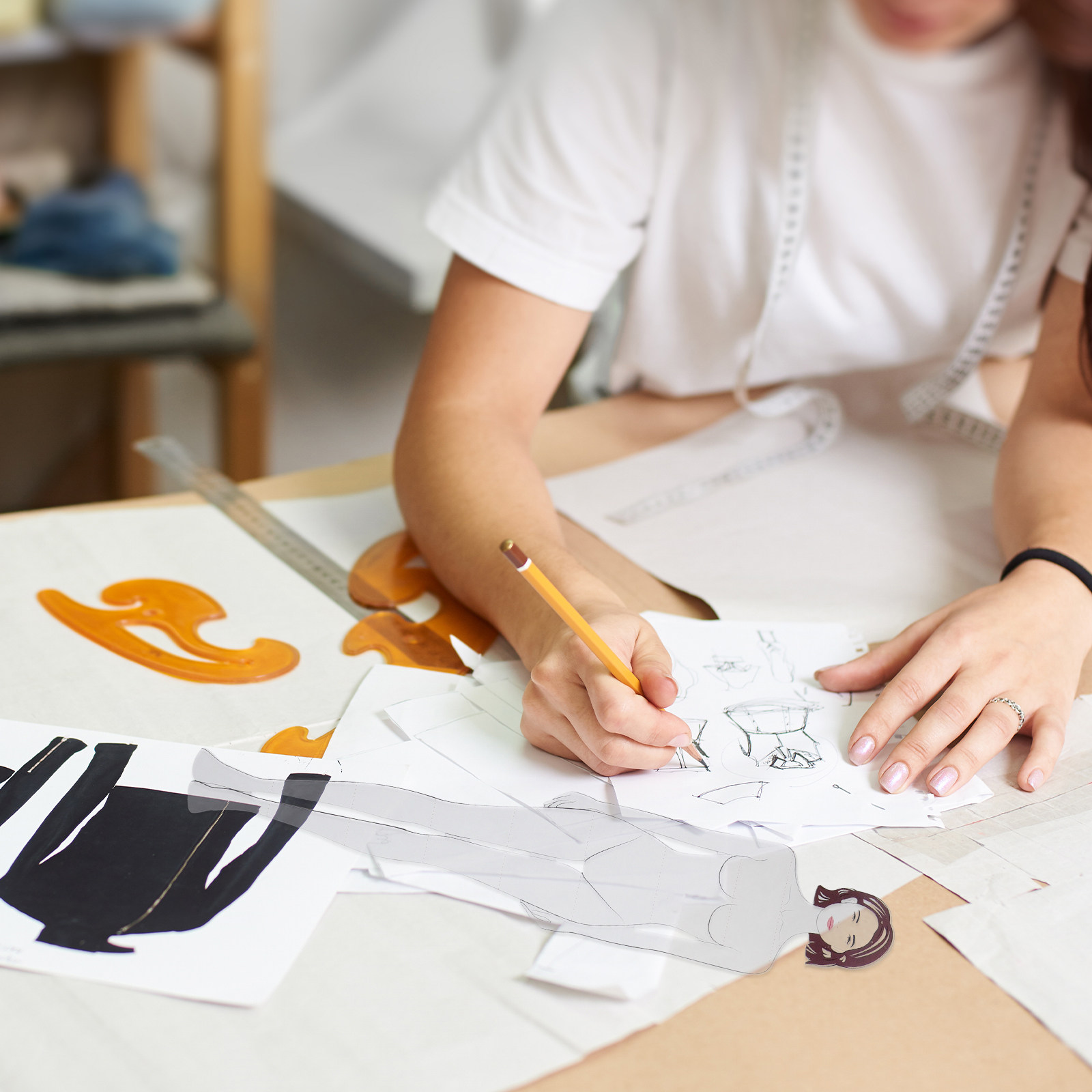 4 szt. linijek do projektowani – Baby Clothing Drawing recenzja i cena