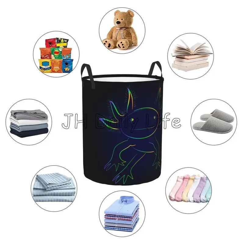 Kosz na Pranie Rainbow Axolotl – Baby Clothing Basket recenzja i cena