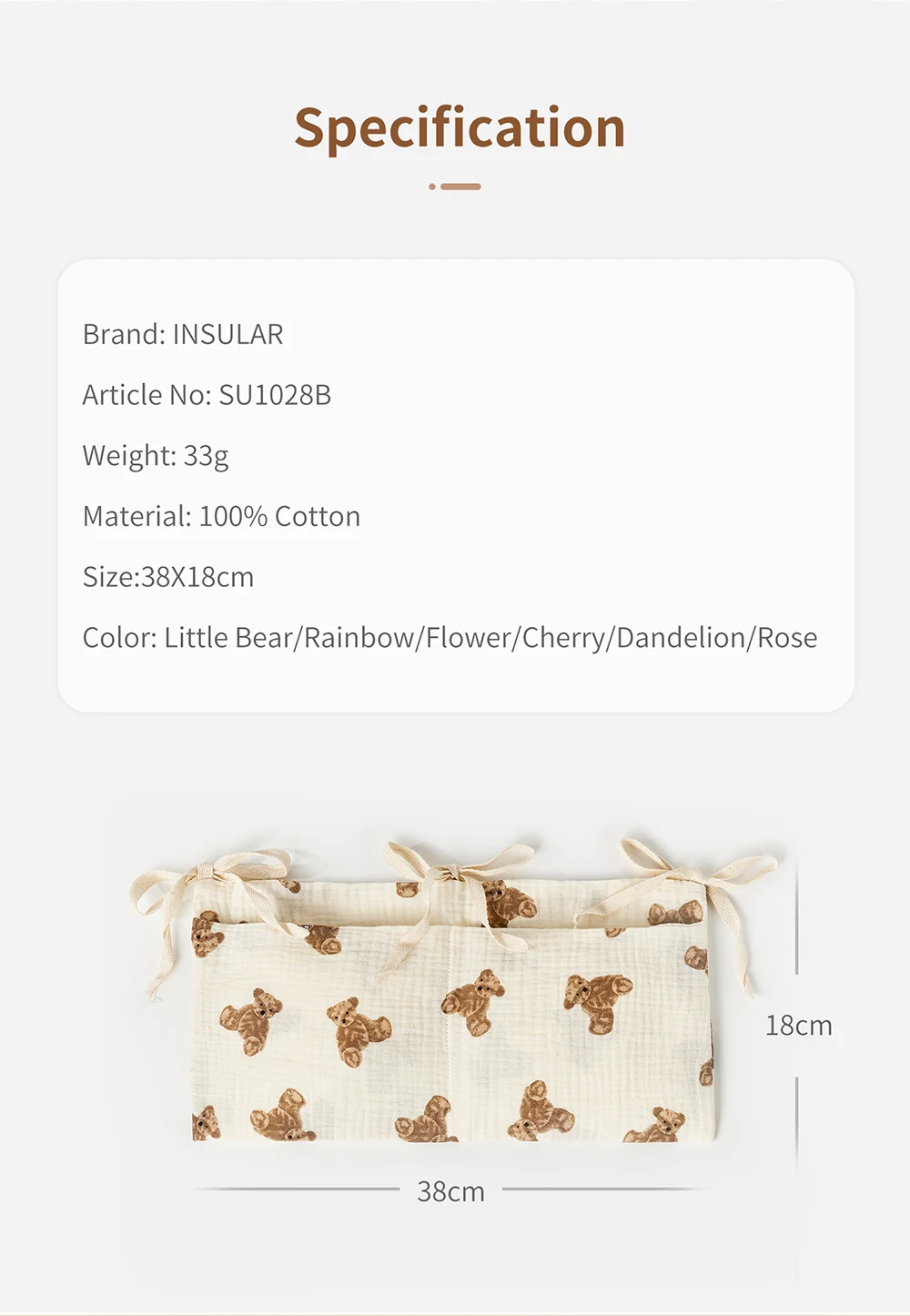 Organizer do łóżeczka dziecięc – Baby Clothing For Bed recenzja i cena