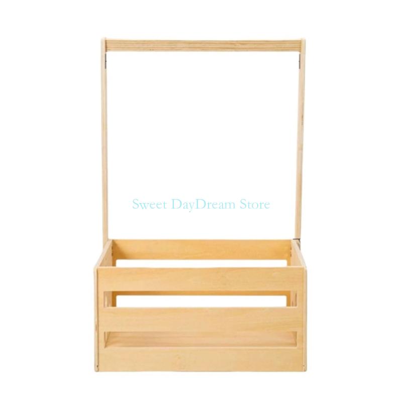 Y88C Drewniane prysznice dla d – Baby Clothing Basket recenzja i cena
