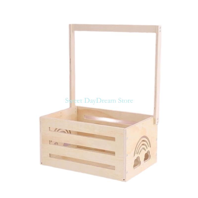 Y88C Drewniane prysznice dla d – Baby Clothing Basket recenzja i cena